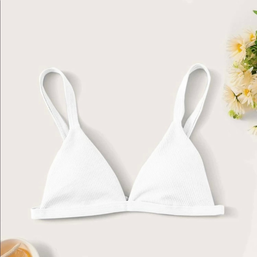white swim top